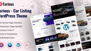 Furious v1.0 Car Listing WordPress Theme