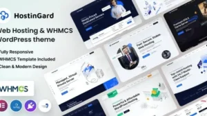 Hostingard v2.2.0 Web Hosting WordPress Theme with WHMCS