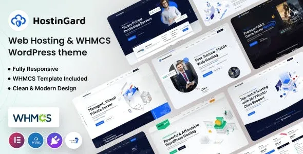 Hostingard v2.2.0 Web Hosting WordPress Theme with WHMCS