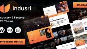 Indusri v1.0.9 Industry & Factory WordPress Theme