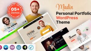 Madin v1.0.0 Personal Portfolio WordPress Theme