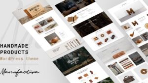 Manufactura (v1.3.2) Handmade Crafts, Artisan, Artist WordPress Theme