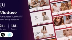 Modave (9 January 2025) - Fashion eCommerce React Nextjs Template