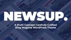 Newsup Pro Theme v3.9.9.37