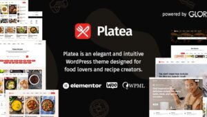 Platea (v1.0.4) Recipe WordPress Theme