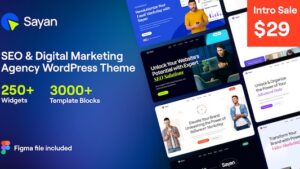 Sayan (v1.1.1) SEO & Digital Marketing Agency WordPress Theme