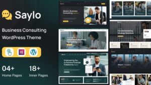 Saylo v1.0 Finance & Consulting WordPress Theme