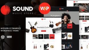 Sound v1.6.9 Musical Instruments Online Store WordPress Theme