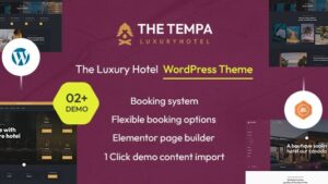 Tempa v1.0 The Luxury Hotel WordPress