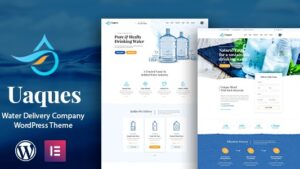 Uaques (v2.7) Drinking Water Delivery WordPress Theme + RTL