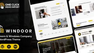 Windoor (v1.0.3) Doors & Windows Company WordPress Theme