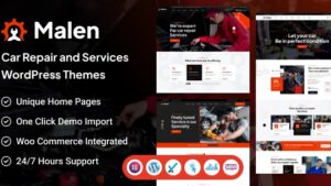 Malen (version March 11, 2025) Car Service & Repair WordPress Theme