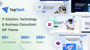 TopTech (v1.0.0) Technology & IT Solutions Services WordPress Theme