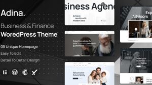 Adina (v1.0.0) Business & Finance WordPress Theme