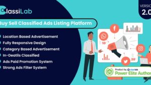ClassiLab v2.0 Buy Sell Classified Ads Listing Platform [Activated]