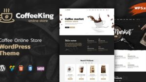 CoffeeKing (v1.7.8) Coffee Shop & Drinks Online Store WordPress Theme