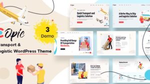 Copic (v1.3) Transport & Logistics WordPress Theme