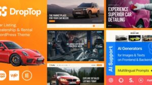 Drop-Top (v1.0.0) Car Listing, Dealership & Rental WordPress Theme