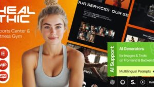 Healthic (v1.0.0) Sports Center & Fitness Gym WordPress Theme