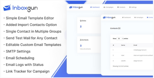 InboxGun v1.0.2 – Email Marketing Application