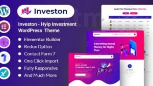 Investon (v1.0.1) Investment Hyip & Business Consulting WordPress Theme Multipurpose