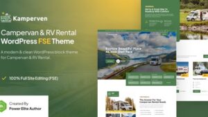 Kamperven (v1.0.1) Campervan & RV Rental FSE WordPress Theme