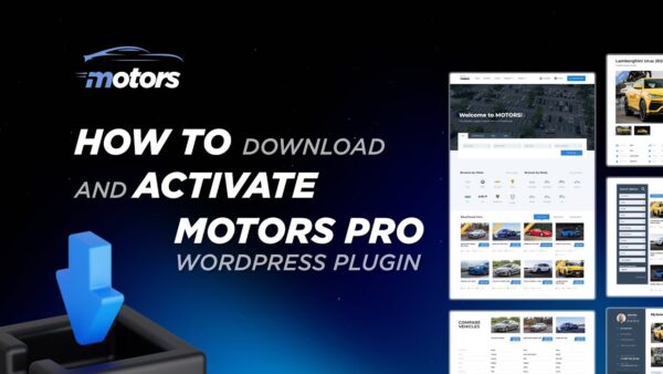 Motors Pro Plugin (v1.2.12) Car Dealer, Classifieds & Listing Pro (Activated)