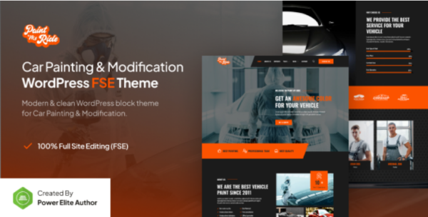 PaintMyRide v1.0.0 Car Painting & Modification WP Theme