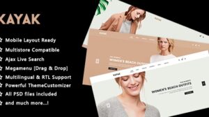 Kayak v2.1 Fashion and Lifestyle PrestaShop Theme