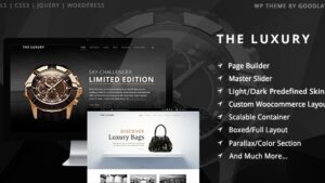 The Luxury (v1.3.8) Dark / Light Responsive WordPress