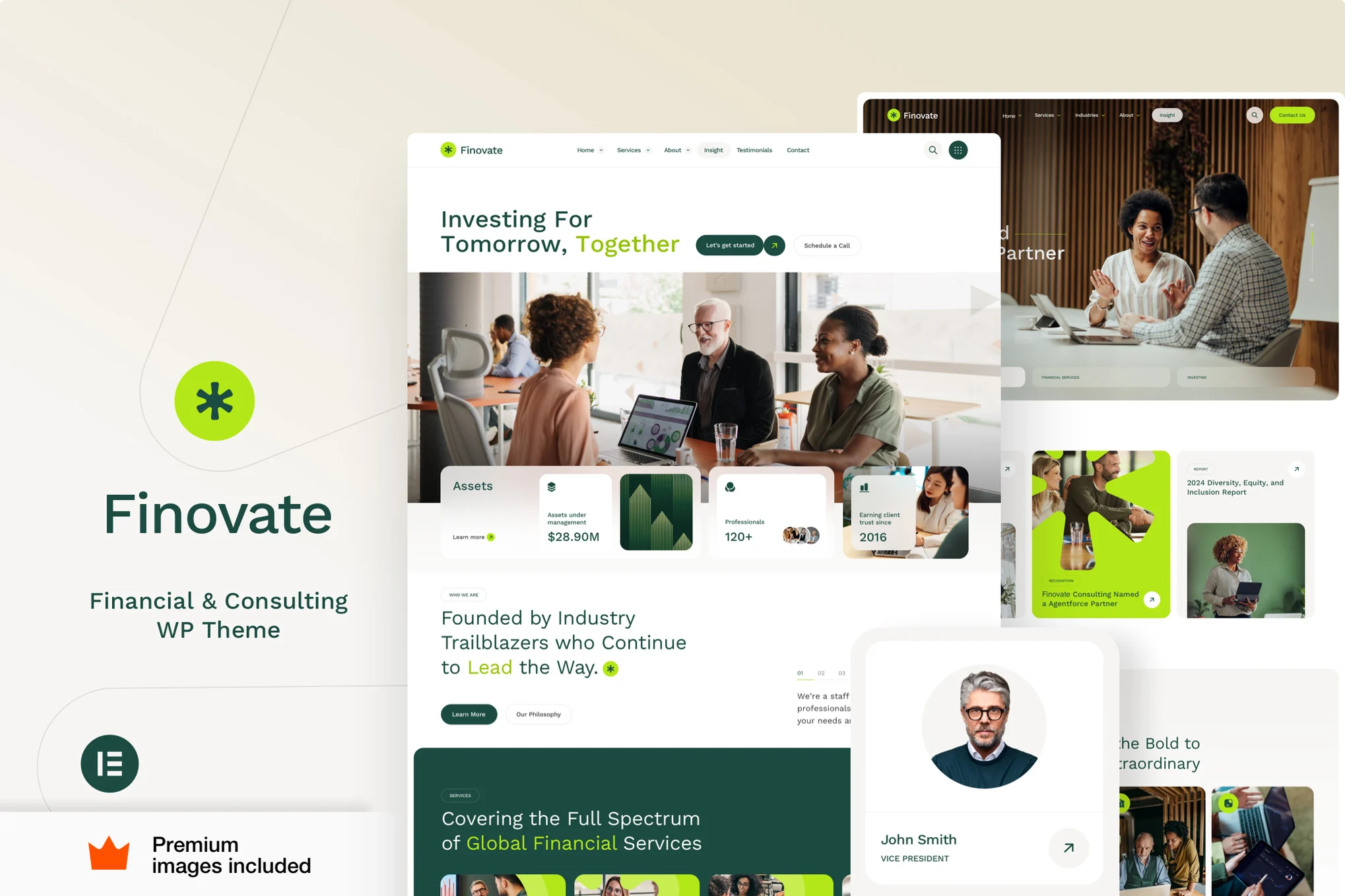 Finovate v7.0 Financial Advisors & Business Consulting WordPress Theme