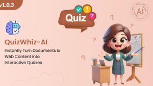 AI Powered Quiz Generator - QuizWhiz AI - Built With Laravel