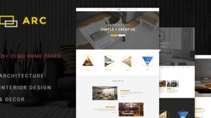 ARC (v1.4.2) Interior Design, Decor, Architecture WordPress Theme
