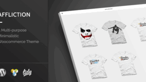 Affliction (v1.0) Multipurpose Minimal WordPress WooCommerce Theme