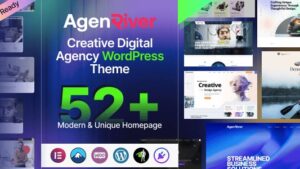AgenRiver v1.0 Creative Digital Agency WordPress Theme