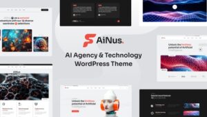 Ainus v1.0.0 AI Agency & Technology WordPress Theme