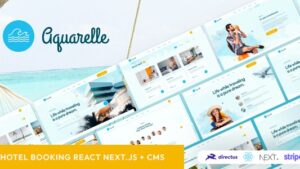 Aquarelle v1.1 – Hotel Booking NextJs Directus CMS Template