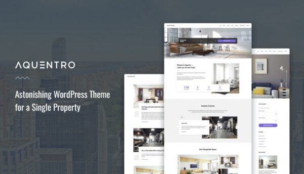 MotoPress Aquentro (v1.5.2) Ultimate Single Property WordPress Theme for your Rental