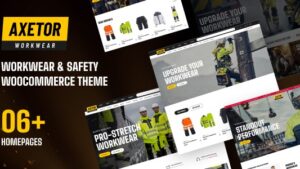 Axetor v1.1.1 - Workwear & Safety WooCommerce Theme