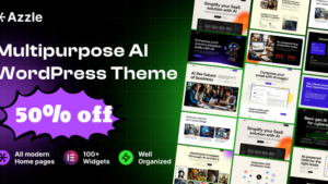 Azzle (v1.0.4) SaaS and Tech Startup Elementor WordPress Theme