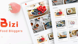 Bizi (v2.0.1) A WordPress Theme for Food Bloggers