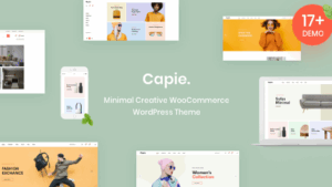 Capie (v1.0.35) Minimal Creative WooCommerce WordPress Theme