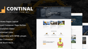 Continal (v1.5.0) Construction & Business WordPress Theme