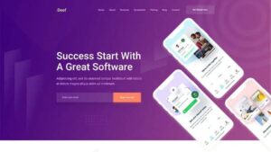 Deef (v1.1) App Landing WordPress Theme