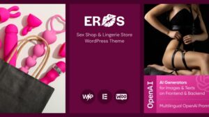 Eros (v1.2.0) Sex Shop & Lingerie Store WordPress Theme