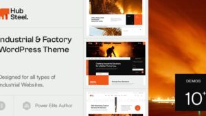Hubsteel (v1.0.1) Industrial & Factory WordPress Theme