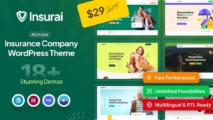 Insurai v1.1.2 Insurance Company WordPress Theme
