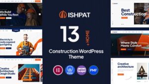 Ishpat v1.0.5 Construction WordPress Theme