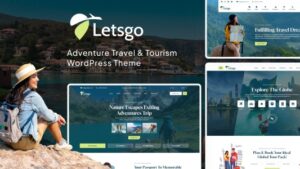 Letsgo v1.0.0 Adventure Tour & Travel WordPress Theme