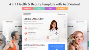 Mediclick (v1.0.1) Medical Landing Page WordPress Theme